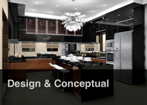 Kitchen Cabinet Design & Conceptual