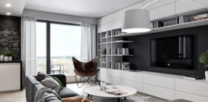 TV Wall Cabinet Design Banner