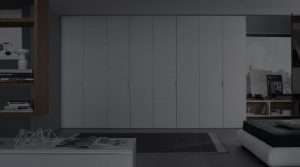 Open Door Wardrobe Design Background