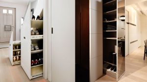 Sliding Shoe Cabinet