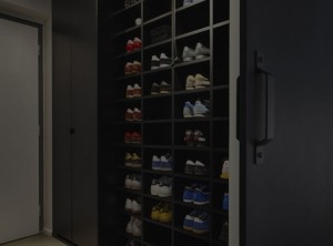 Shoes Cabinet Design Background