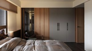 Swing Doors Wardrobe Cabinet Design 01
