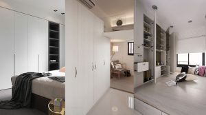 Swing Doors Wardrobe Cabinet Design 10