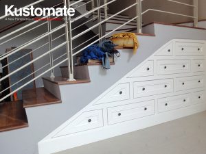 Drawer Type Classic Under Stair Cabinet