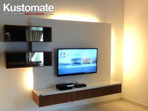 Living Room Melanmine TV Wall & Display Rack