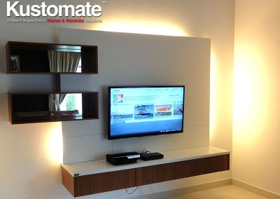 Living Room Melanmine TV Wall & Display Rack