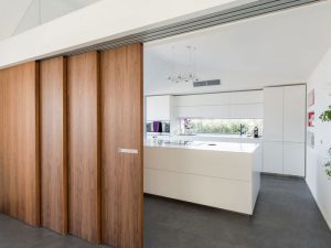 Solid Surface White Island Kitchen Design Ideas