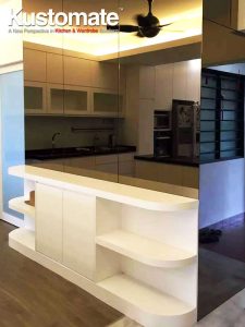 Custom Shape Island Kitchen Cabinetry Design 03