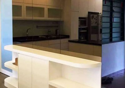Custom Shape Island Kitchen Cabinetry Design 03