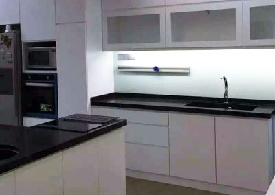 Custom Shape Island Kitchen Cabinetry Design 04