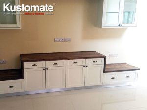 Solid Wood Classic Kitchen Cabinet Design 05