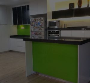 Contemporary Minimalist Gloss Kitchen Cabinet Design & Build Background