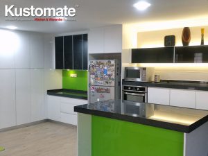 Contemporary Minimalist Gloss Kitchen Cabinet Design & Build For Residential House 02